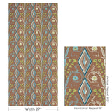 Brunschwig & Fils GALLIER DIAMOND MOCHA Wallpaper