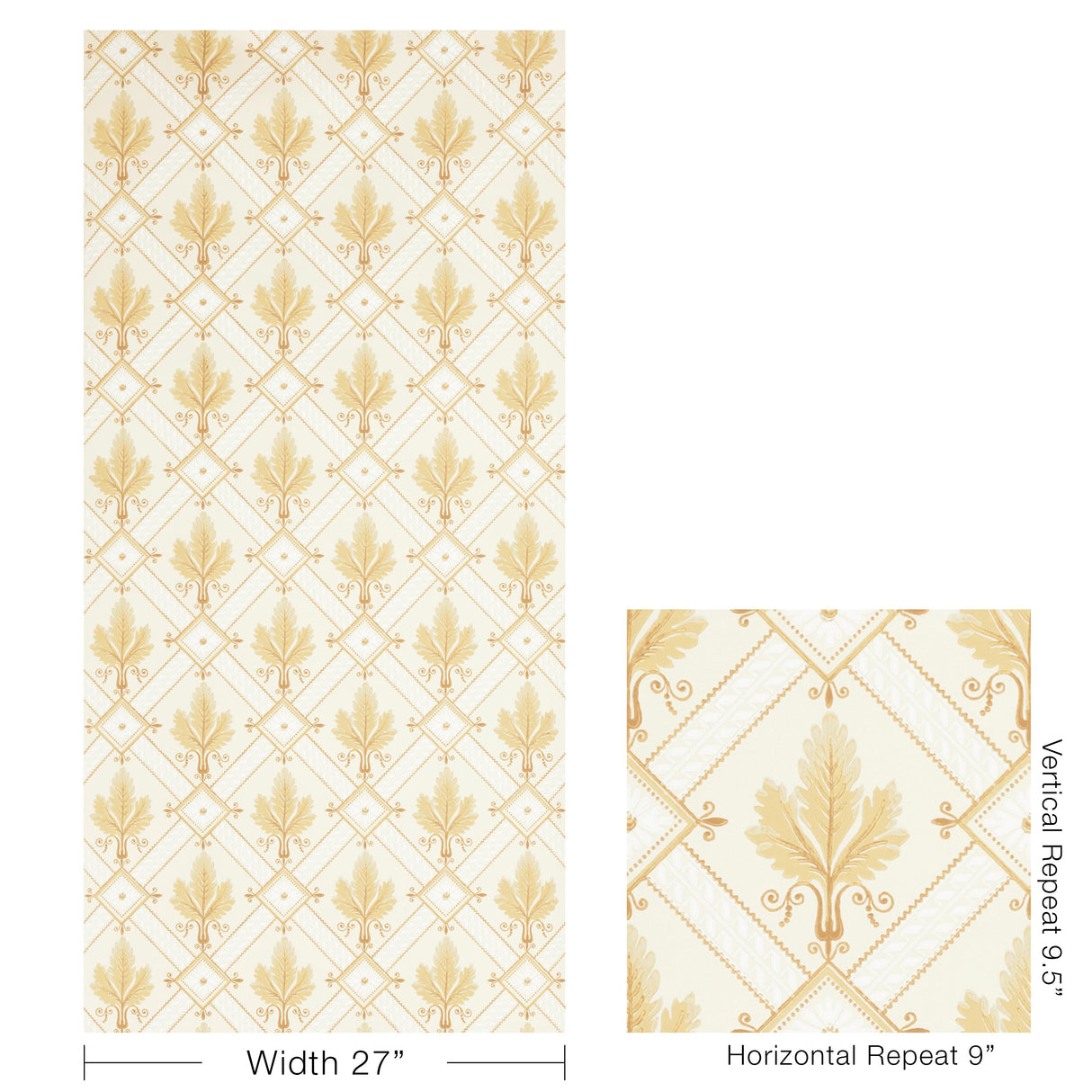Brunschwig & Fils LATROBE NEUTRAL Wallpaper