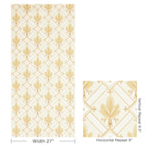 Brunschwig & Fils LATROBE NEUTRAL Wallpaper