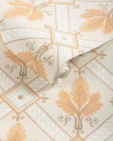 Brunschwig & Fils LATROBE APRICOT Wallpaper
