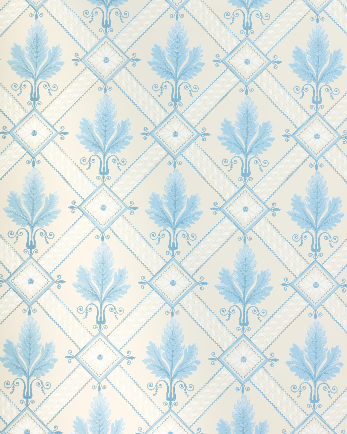Brunschwig & Fils LATROBE BLUE Wallpaper