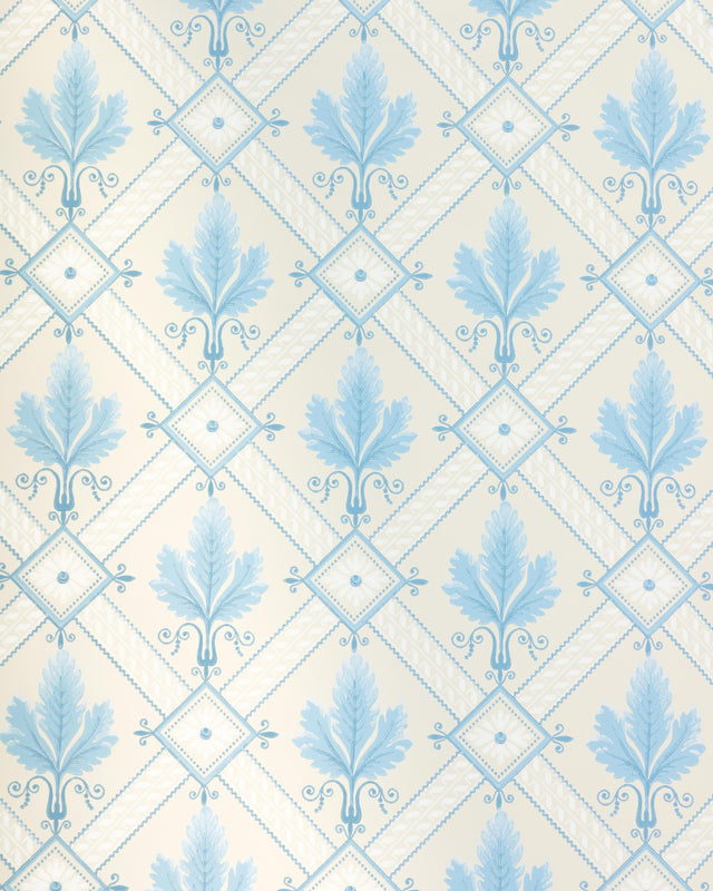 Brunschwig & Fils LATROBE BLUE Wallpaper