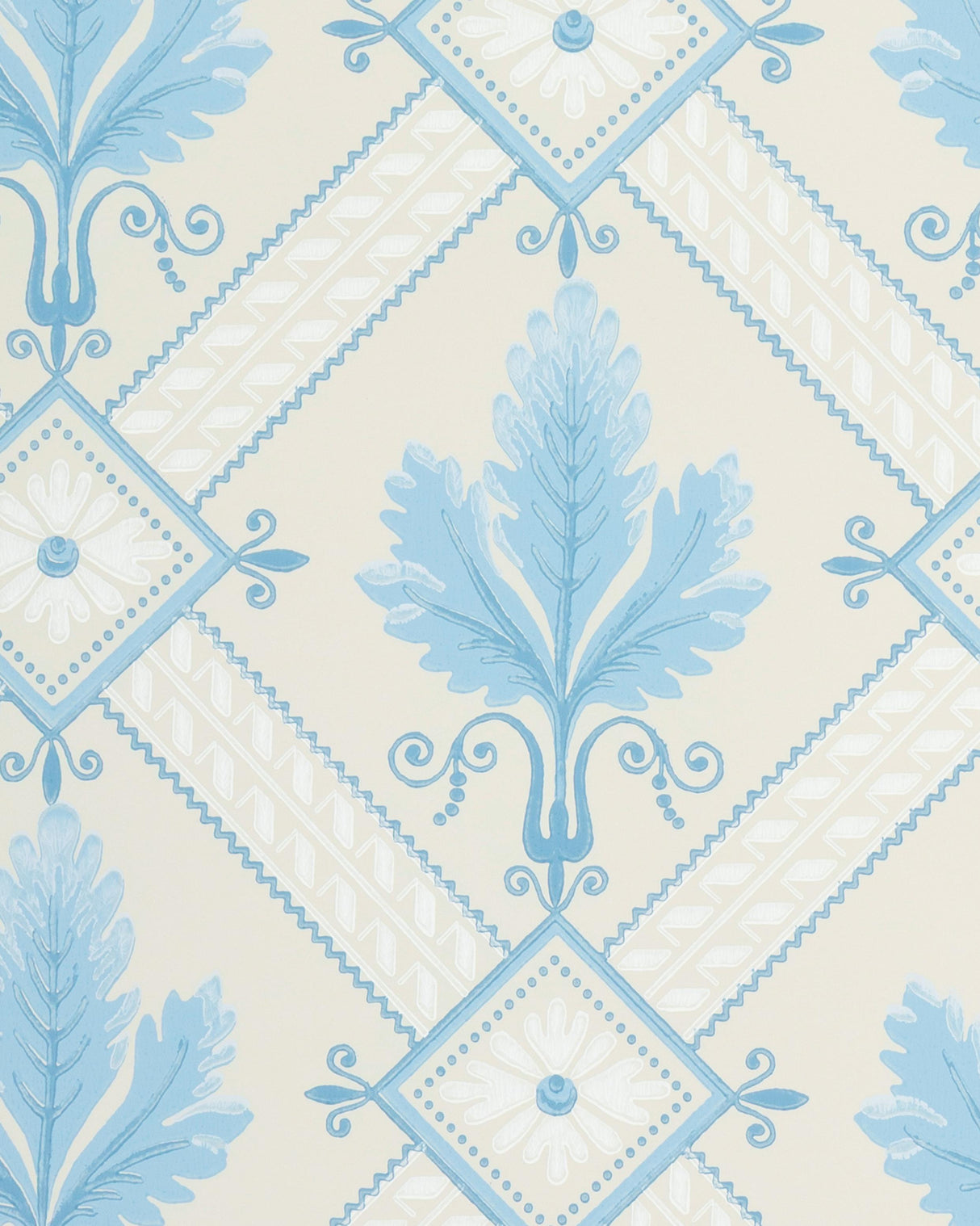 Brunschwig & Fils LATROBE BLUE Wallpaper
