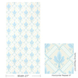 Brunschwig & Fils LATROBE BLUE Wallpaper