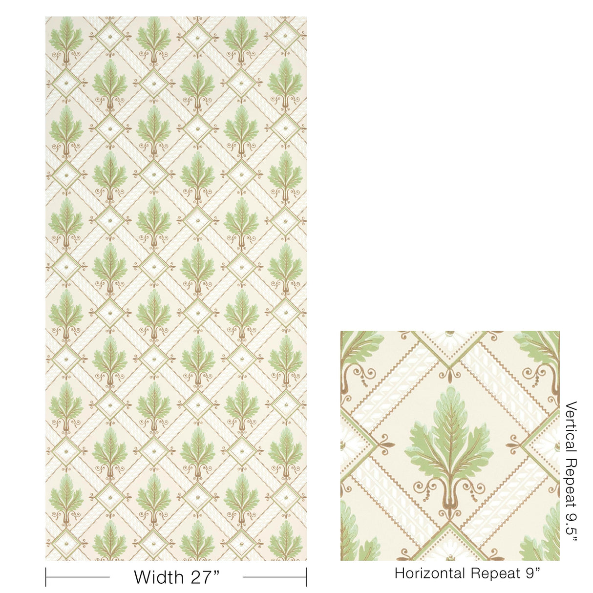 Brunschwig & Fils LATROBE LEAF Wallpaper