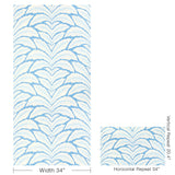 Brunschwig & Fils TALAVERA SISAL BLUE Wallpaper
