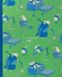 Brunschwig & Fils SHIMO GREEN/BLUE Wallpaper