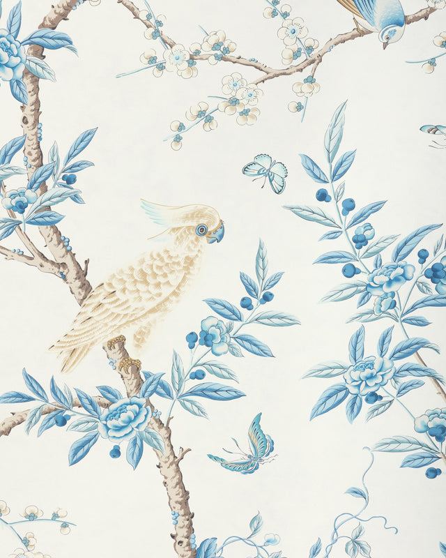 Brunschwig & Fils KANCHOU AZURE Wallpaper