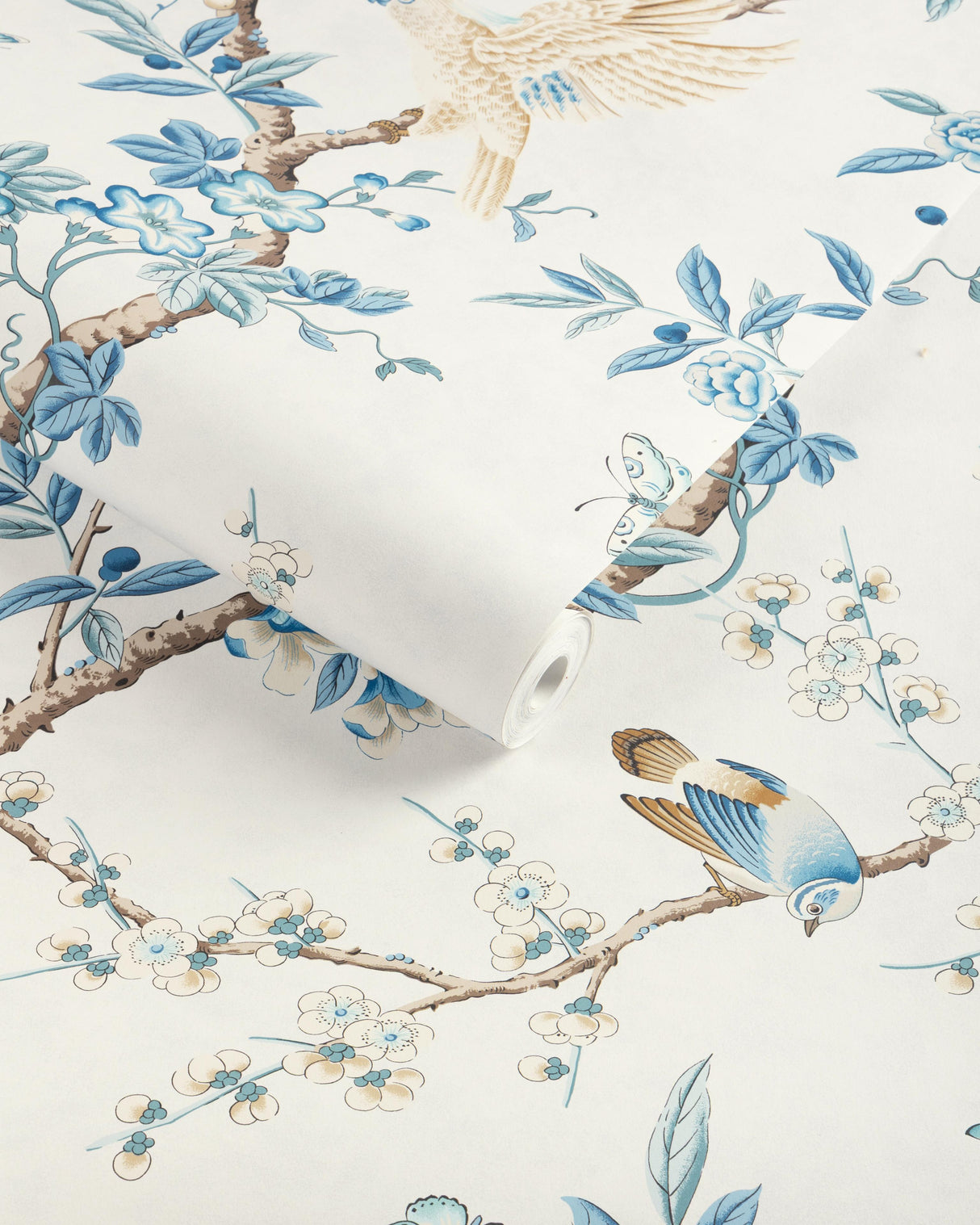 Brunschwig & Fils KANCHOU AZURE Wallpaper