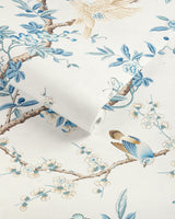 Brunschwig & Fils KANCHOU AZURE Wallpaper
