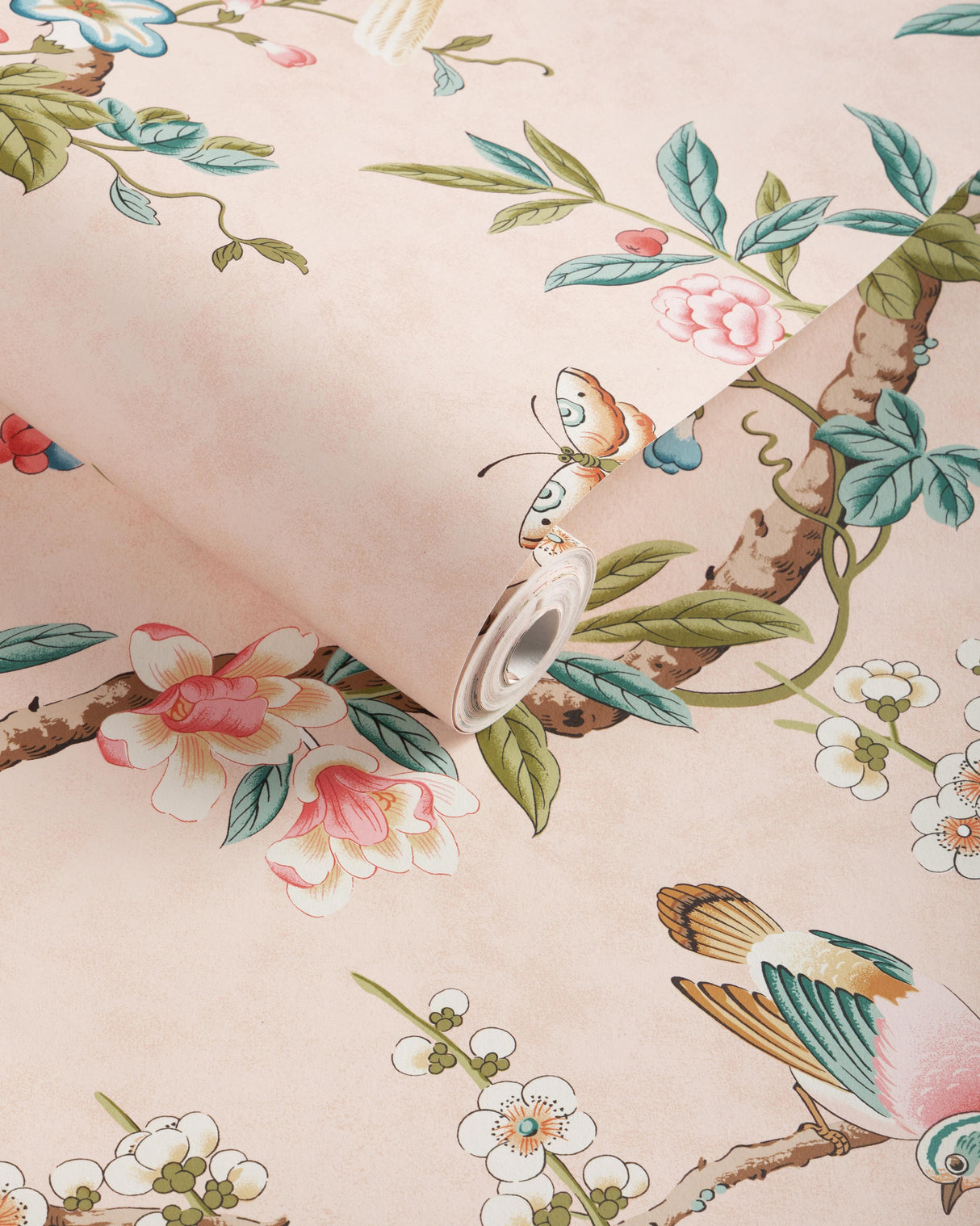 Brunschwig & Fils KANCHOU BLUSH Wallpaper