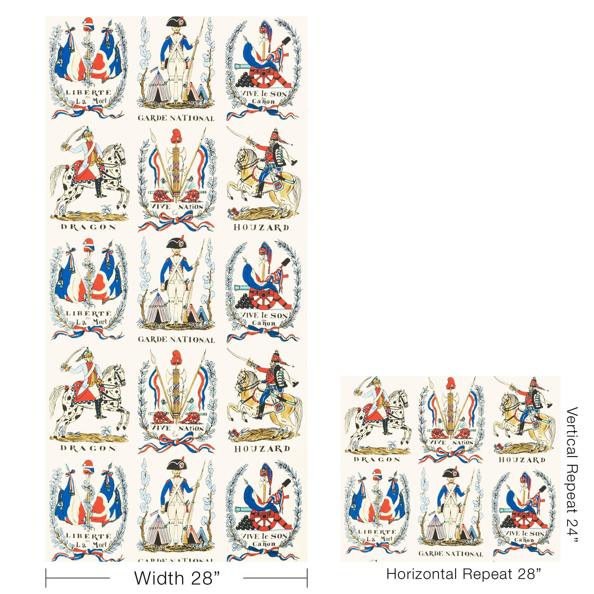 Brunschwig & Fils NEW BATTLE OF VALMY CLASSIC Wallpaper