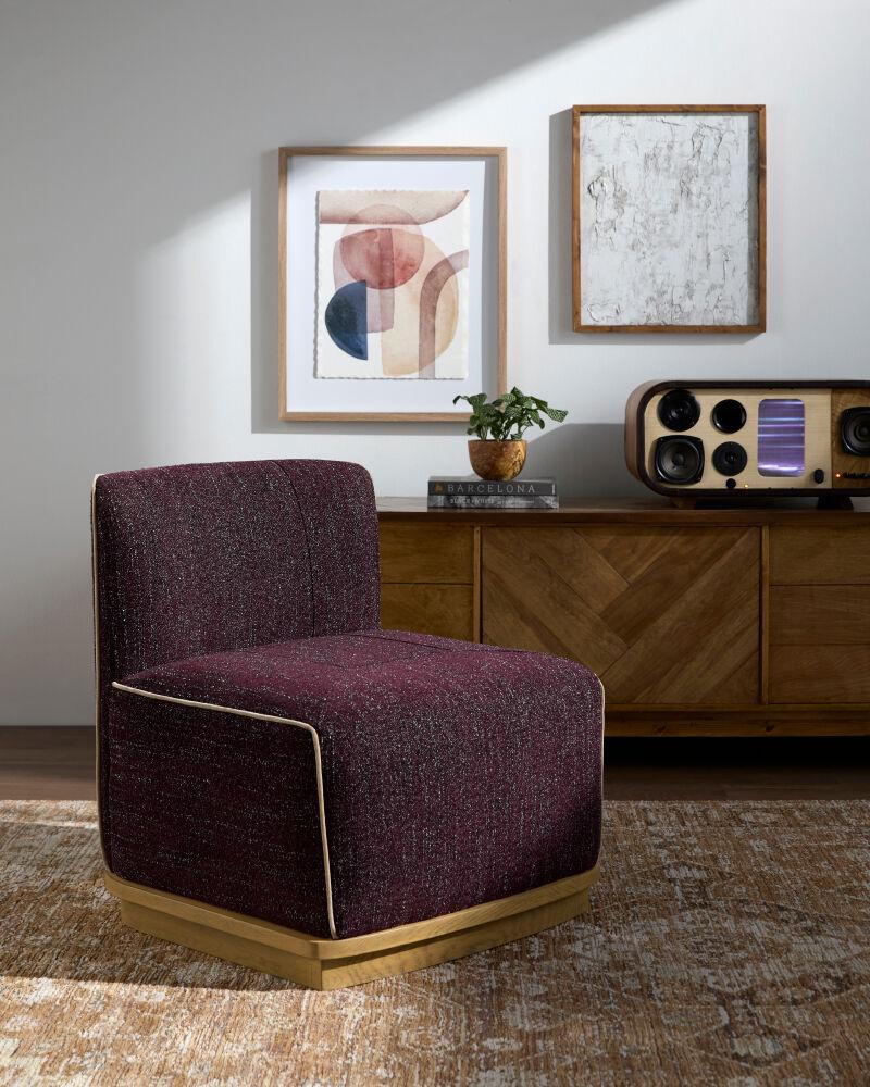 Livabliss Karisma KISM-001 28"H x 25"W x 27"D Accent Chair