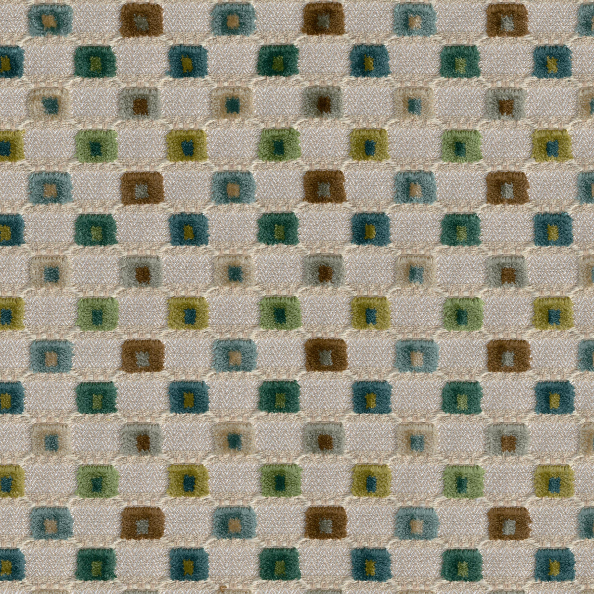 Lee Jofa LISBON VELVET GREEN MULTI Upholstery Fabric