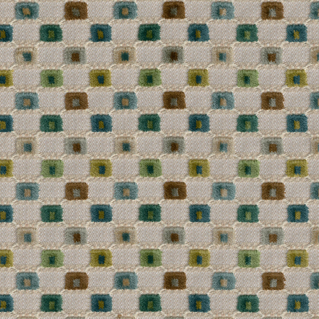 Lee Jofa LISBON VELVET GREEN MULTI Upholstery Fabric