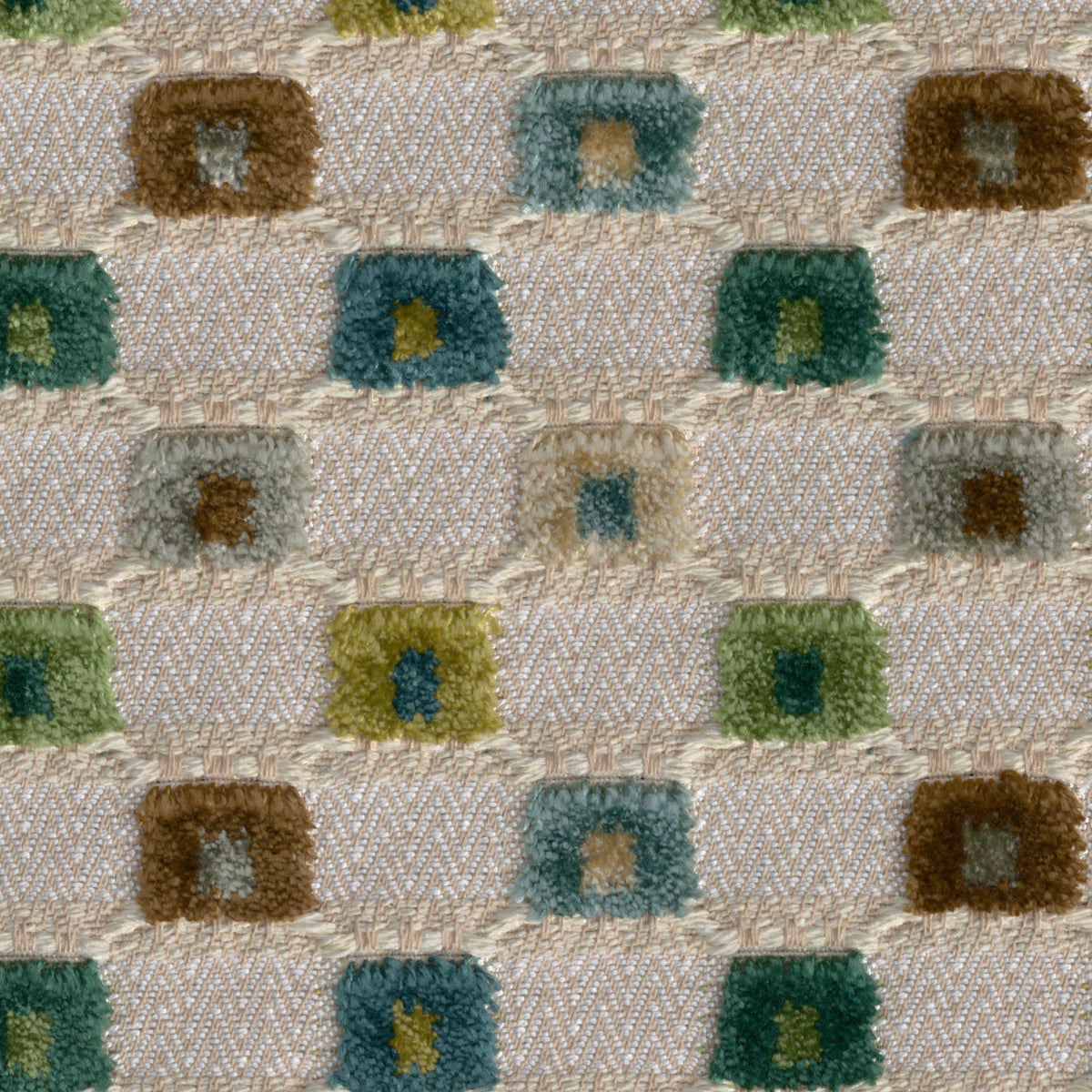 Lee Jofa LISBON VELVET GREEN MULTI Upholstery Fabric