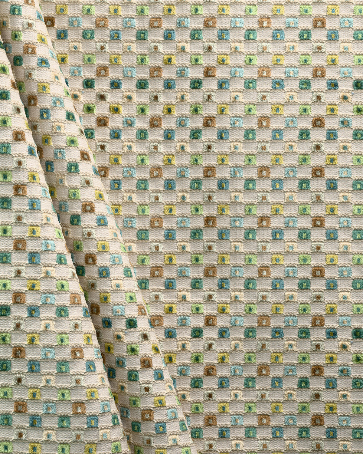 Lee Jofa LISBON VELVET GREEN MULTI Upholstery Fabric