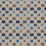 Lee Jofa LISBON VELVET BLUE MULTI Upholstery Fabric