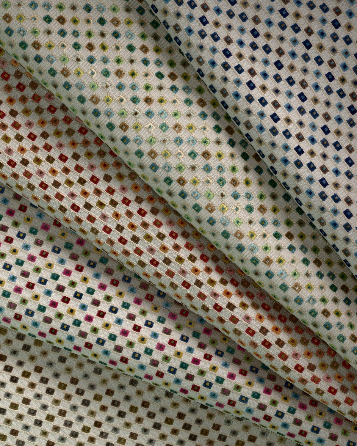 Lee Jofa LISBON VELVET BLUE MULTI Upholstery Fabric