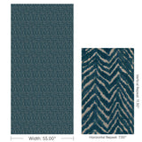 Lee Jofa NAIROBI VELVET TEAL Upholstery Fabric