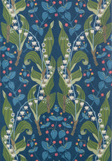 Thibaut Harbor Springs Navy Wallpaper