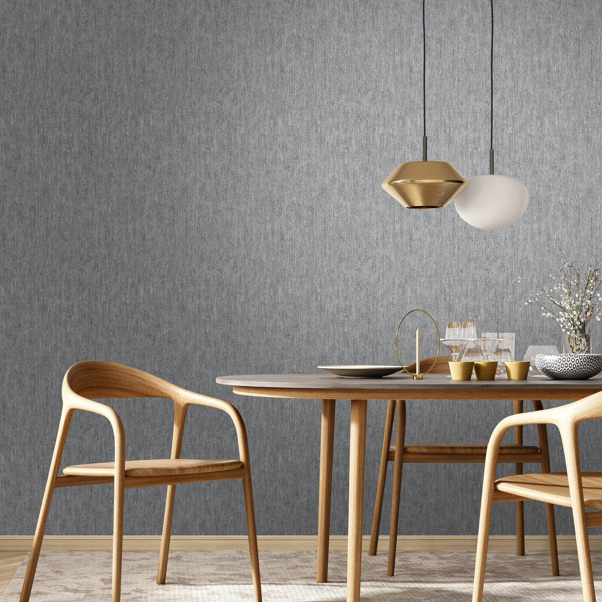 Galerie 27632 Cerra Plain Texture Blue Wallpaper 27632 Blue Wallpaper