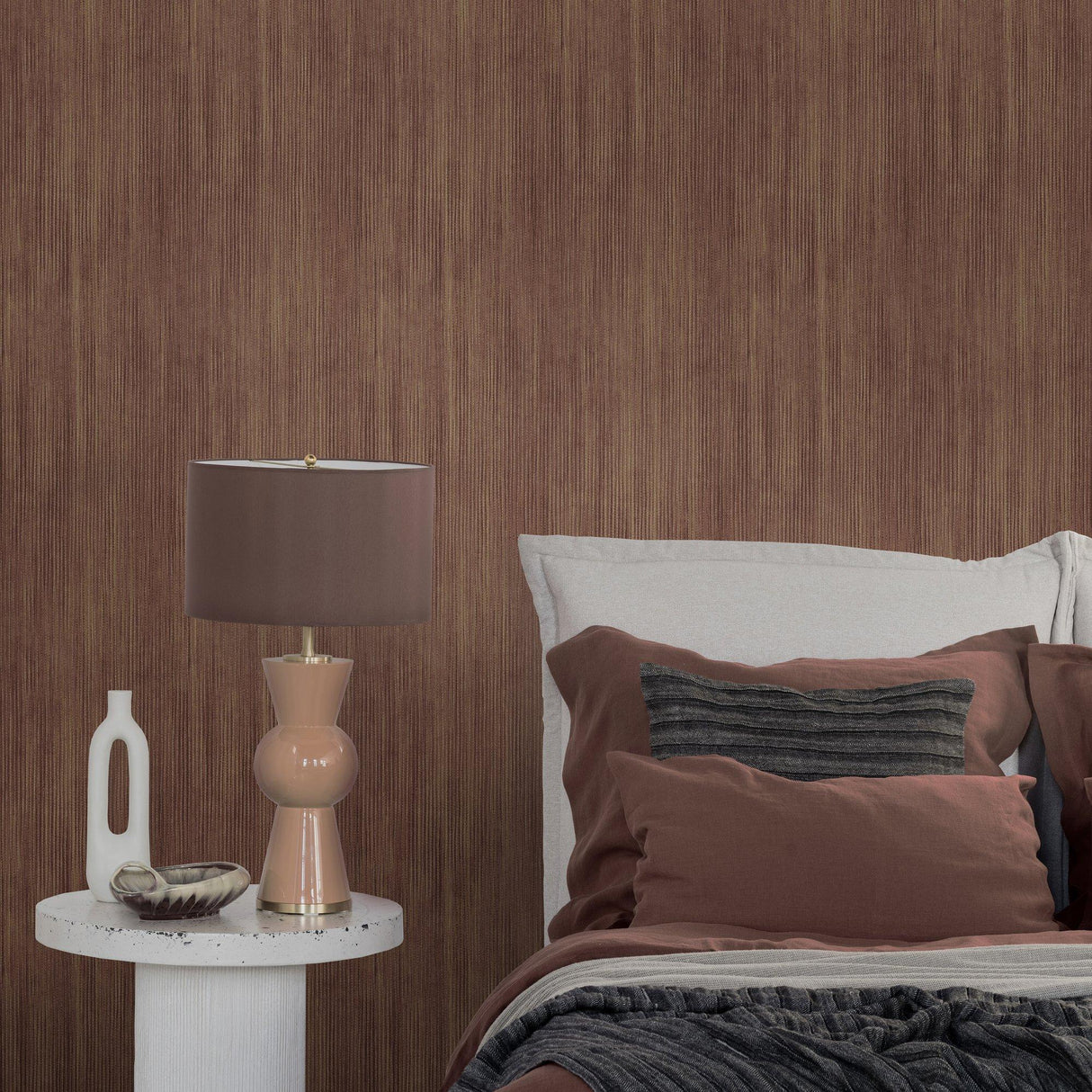 Galerie 27639 Cerra Stripe Red Wallpaper 27639 Red Wallpaper