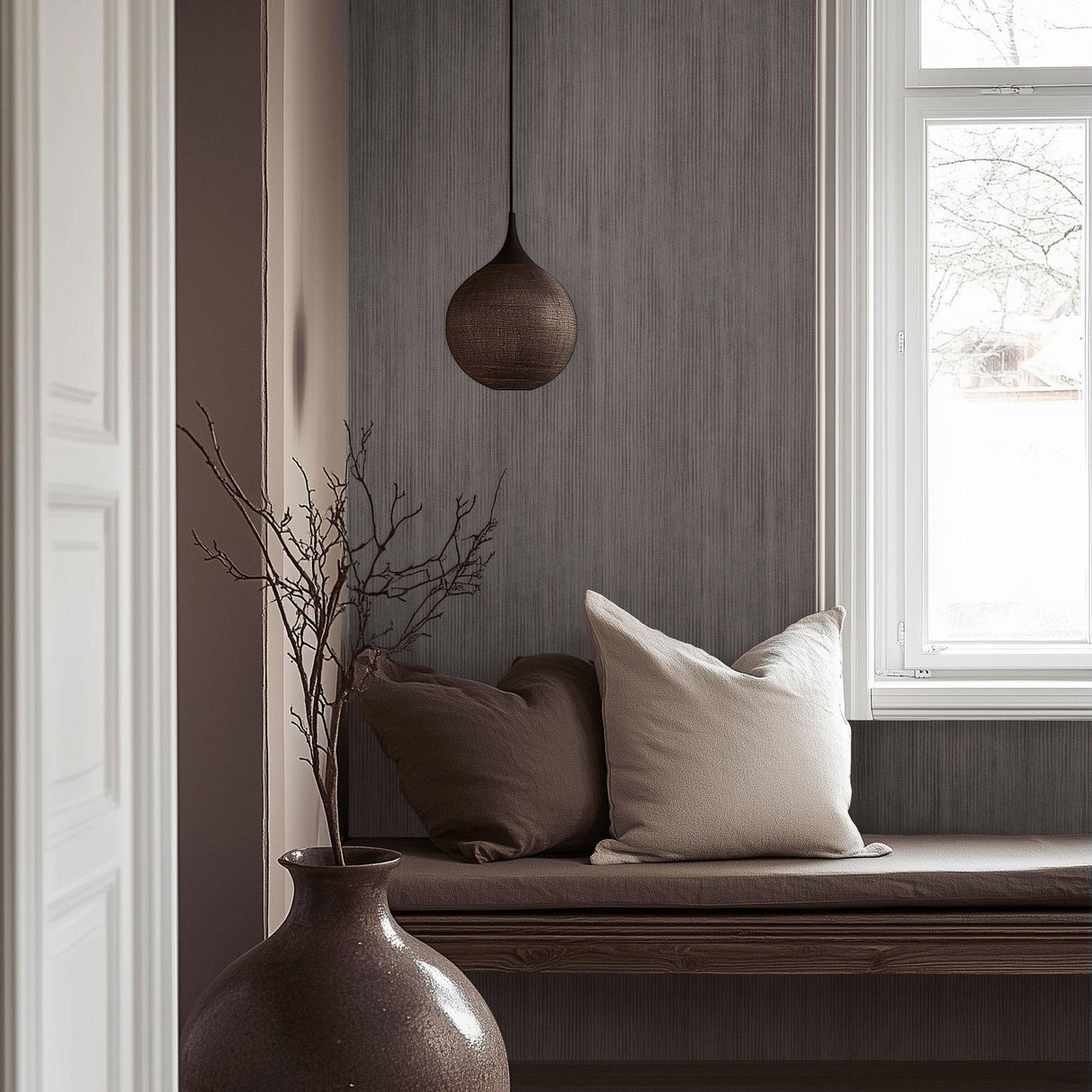 Galerie 27640 Cerra Stripe Purple Wallpaper 27640 Purple Wallpaper