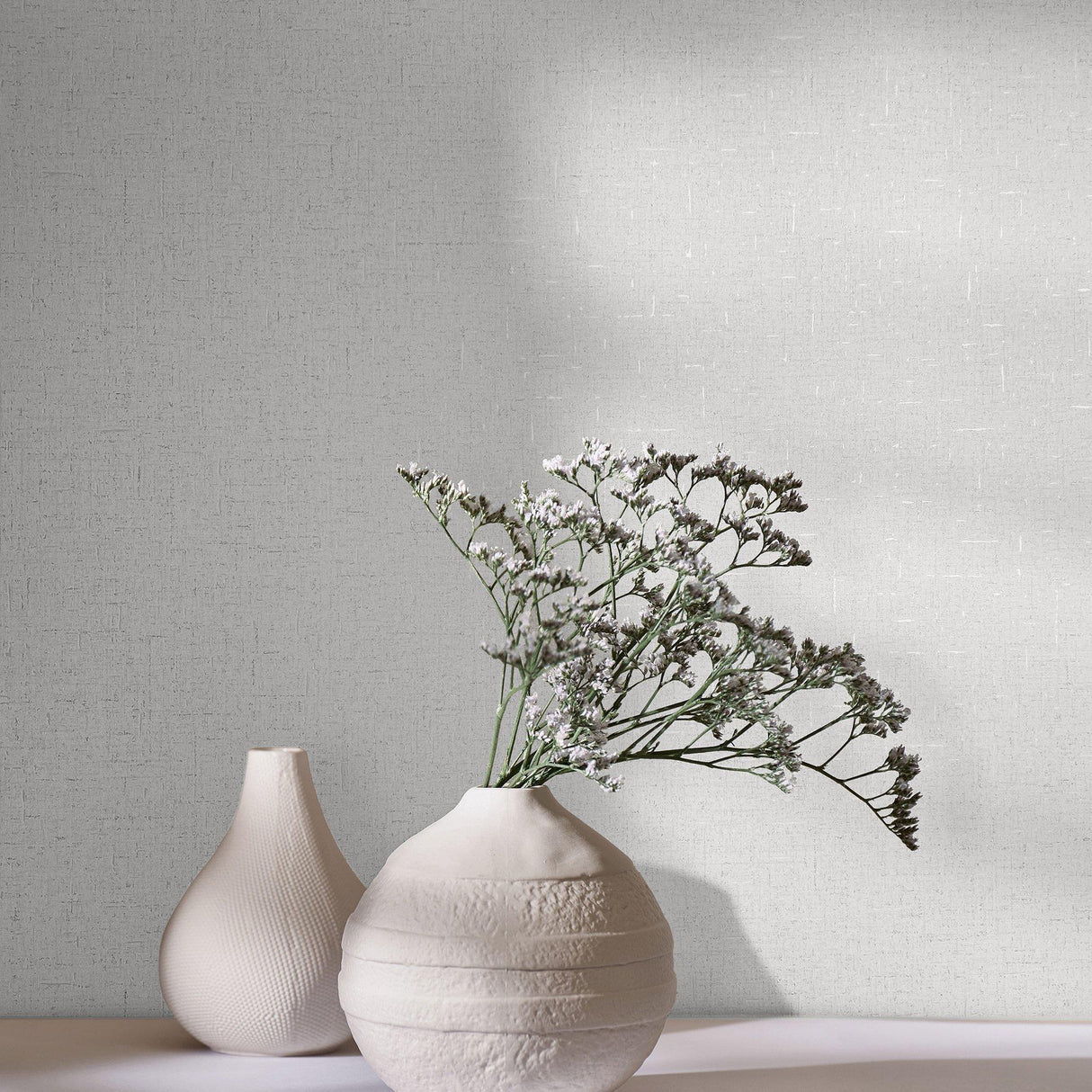 Galerie 35109 City Romance Plain Texture Silver Grey Wallpaper 35109 Silver Grey Wallpaper