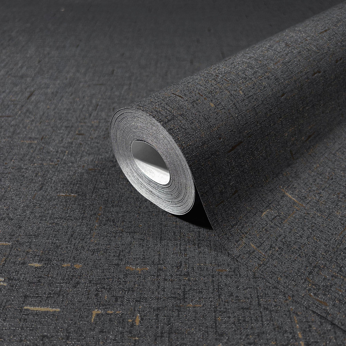 Galerie 35111 City Romance Plain Texture Black Wallpaper 35111 Black Wallpaper
