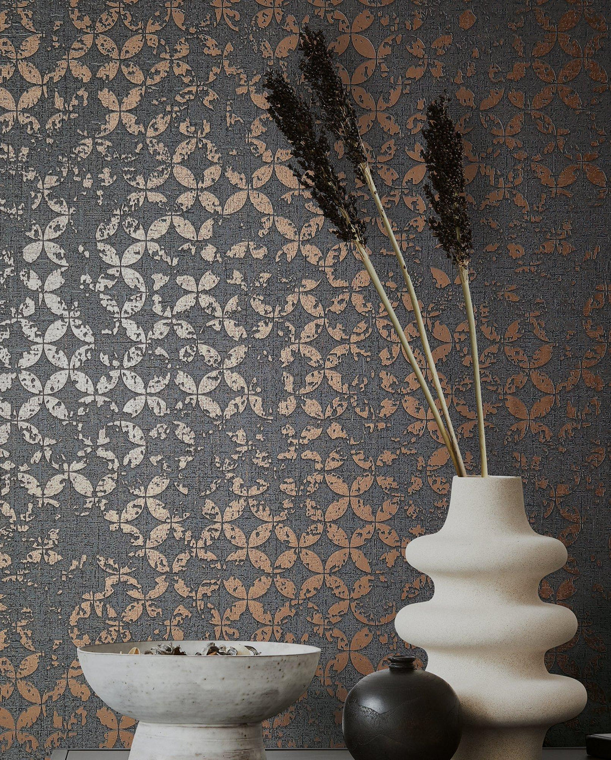 Galerie 35119 City Romance Abstract Black Wallpaper 35119 Black Wallpaper