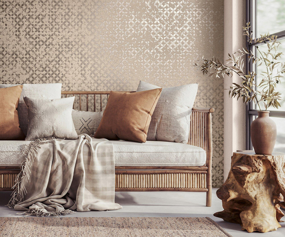 Galerie 35120 City Romance Abstract Orange Wallpaper 35120 Orange Wallpaper