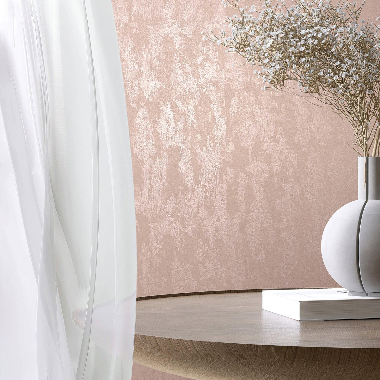 Galerie 35129 City Romance Plain Texture Orange Wallpaper 35129 Orange Wallpaper