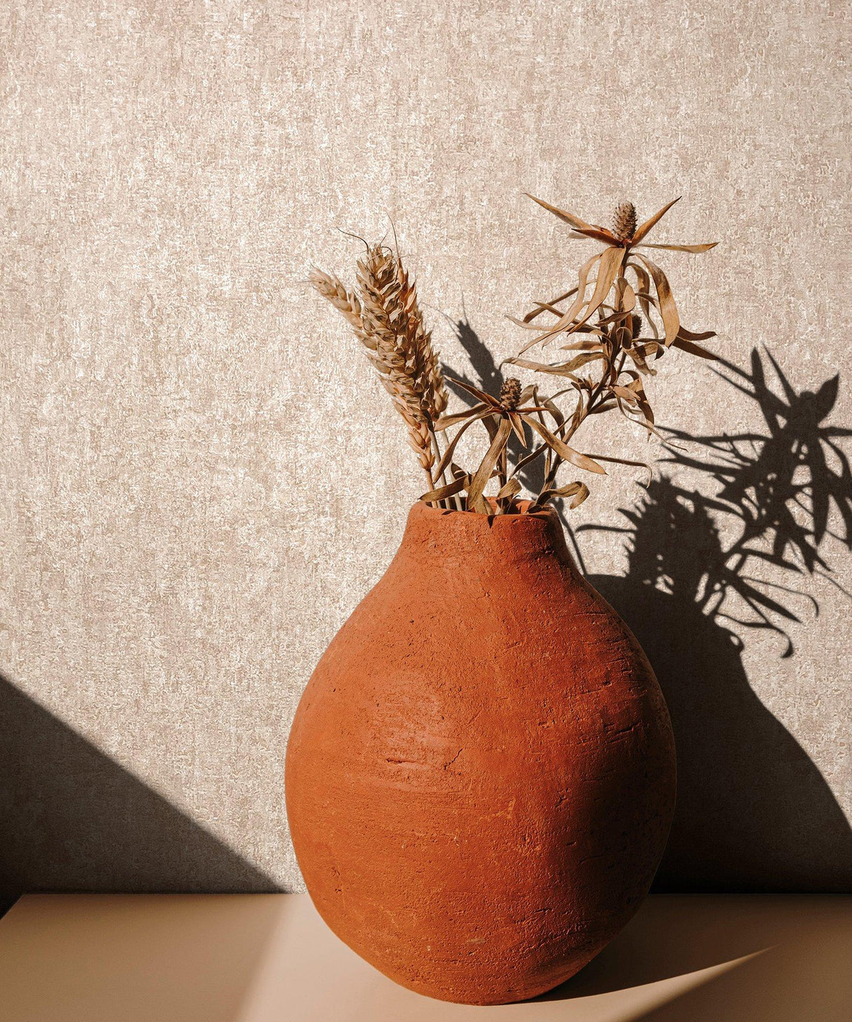 Galerie 35141 City Romance Plain Texture Orange Wallpaper 35141 Orange Wallpaper