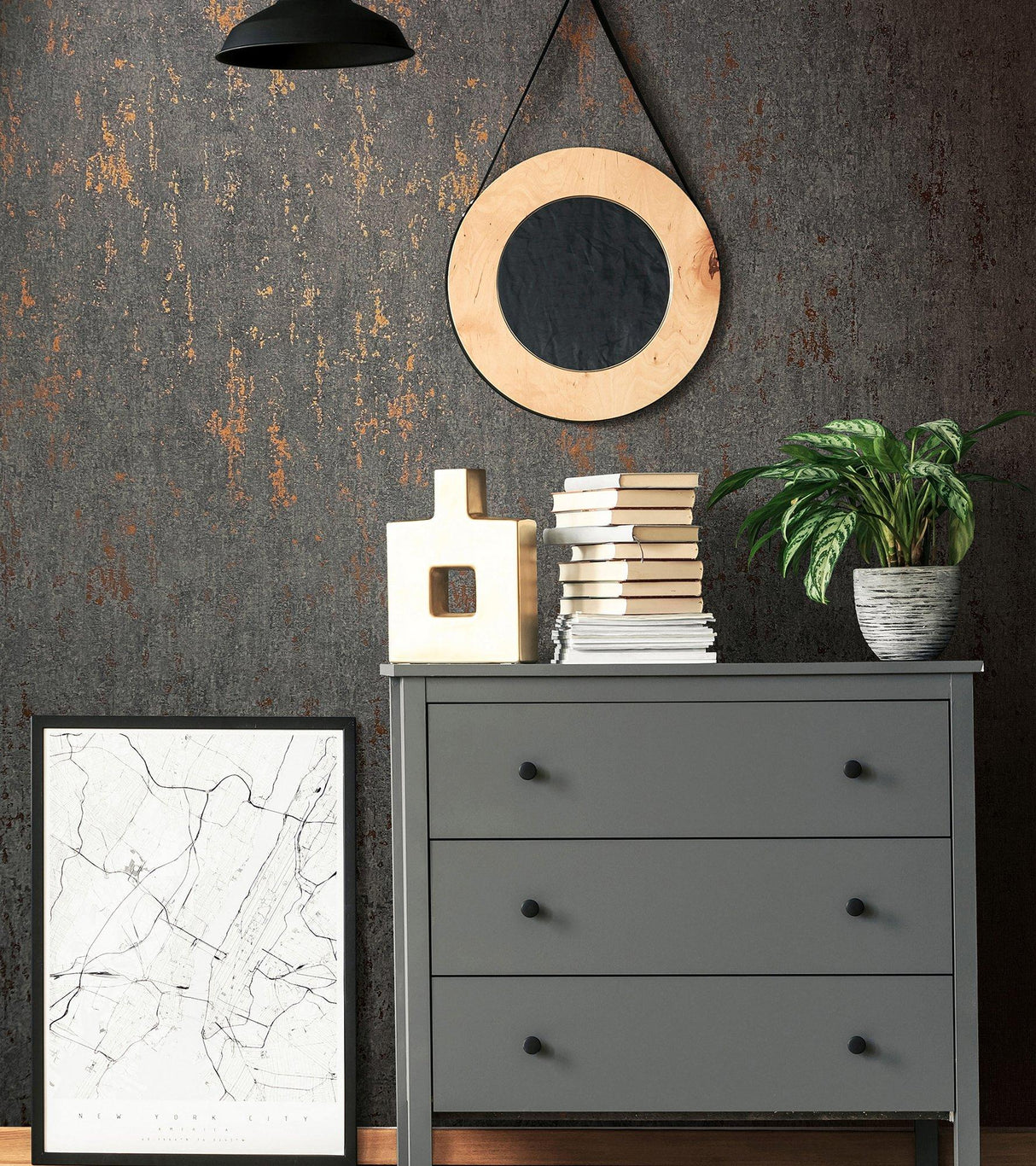 Galerie 35146 City Romance Industrial Black Wallpaper 35146 Black Wallpaper