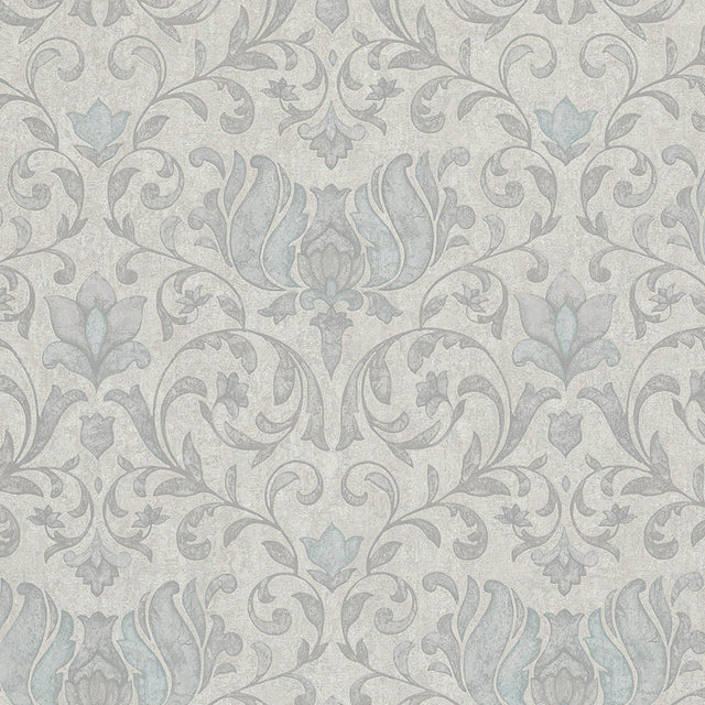 Galerie 35147 City Romance Damask Grey Wallpaper 35147 Grey Wallpaper