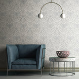 Galerie 35147 City Romance Damask Grey Wallpaper 35147 Grey Wallpaper