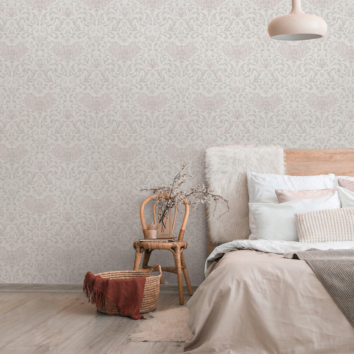 Galerie 35149 City Romance Damask Pink Wallpaper 35149 Pink Wallpaper