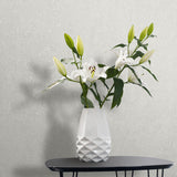 Galerie 35161 City Romance Plain Texture White Wallpaper 35161 White Wallpaper