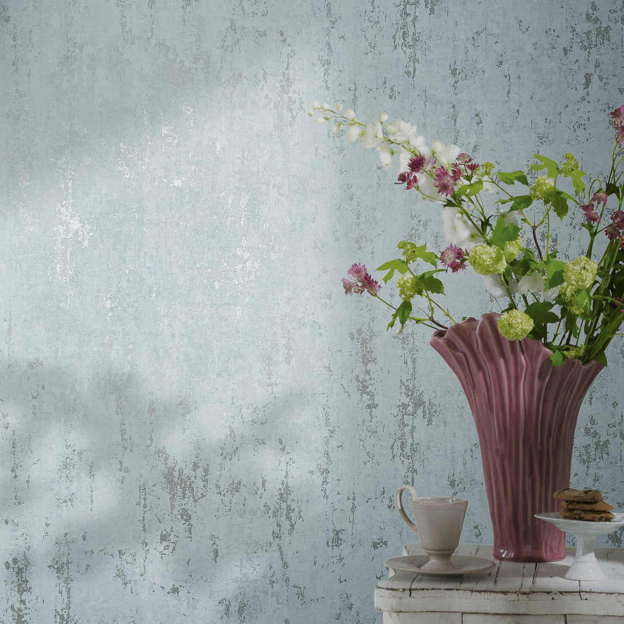 Galerie 35162 City Romance Industrial Blue Wallpaper 35162 Blue Wallpaper