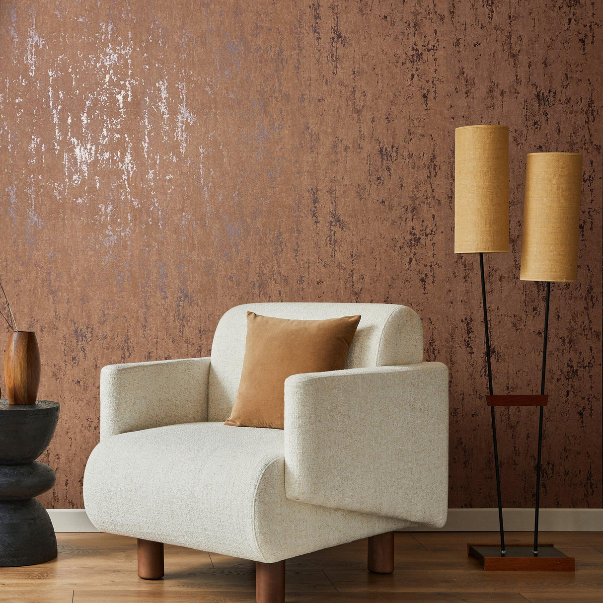Galerie 35163 City Romance Industrial Bronze Brown Wallpaper 35163 Bronze Brown Wallpaper