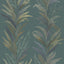 Galerie 35905 Ornamenta Leaf Flourish Green Wallpaper 35905 Green Wallpaper