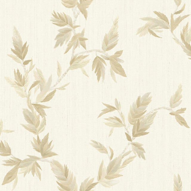 Galerie 35912 Ornamenta Thin Leaf Beige Wallpaper 35912 Beige Wallpaper