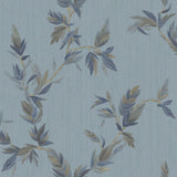 Galerie 35916 Ornamenta Thin Leaf Blue Wallpaper 35916 Blue Wallpaper