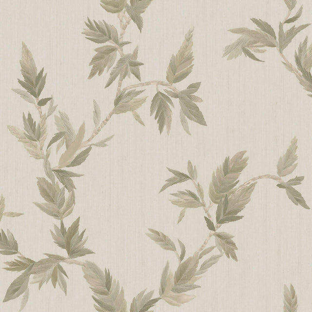Galerie 35917 Ornamenta Thin Leaf Beige Wallpaper 35917 Beige Wallpaper