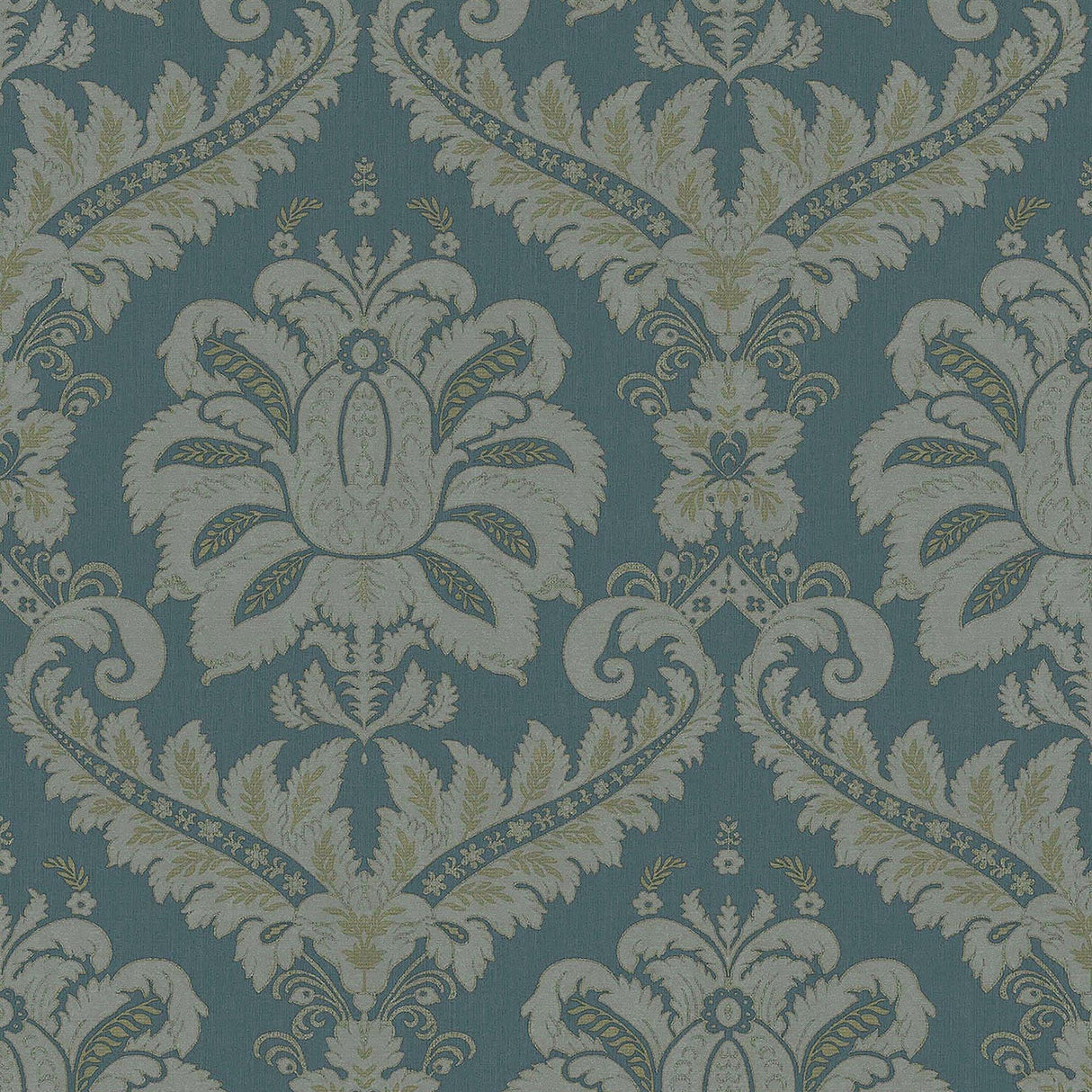 Galerie 35925 Ornamenta Traditional Damask Green Wallpaper 35925 Green Wallpaper