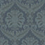 Galerie 35926 Ornamenta Traditional Damask Blue Wallpaper 35926 Blue Wallpaper