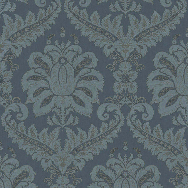 Galerie 35926 Ornamenta Traditional Damask Blue Wallpaper 35926 Blue Wallpaper
