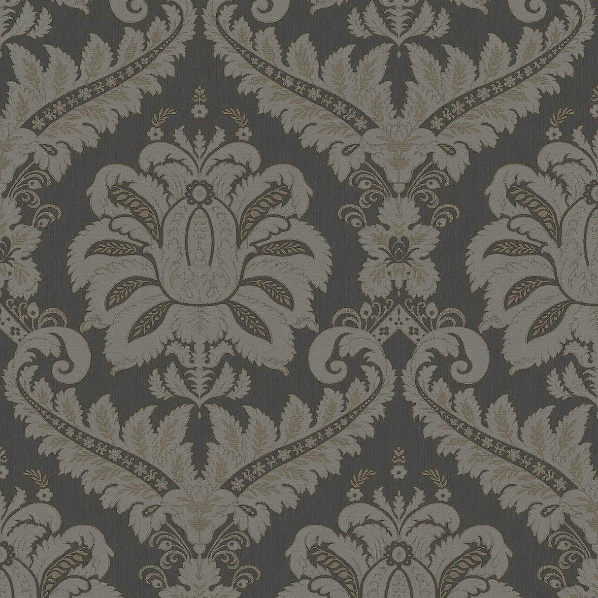 Galerie 35929 Ornamenta Traditional Damask Grey Wallpaper 35929 Grey Wallpaper