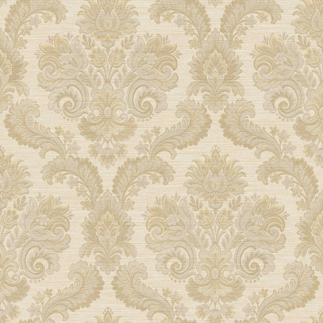 Galerie 35942 Ornamenta Floral Damask Beige Wallpaper 35942 Beige Wallpaper